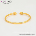 52253 XUPING Latest Design Fashion 24K Gold Color Delicate No Stone Gold Plated Bangle